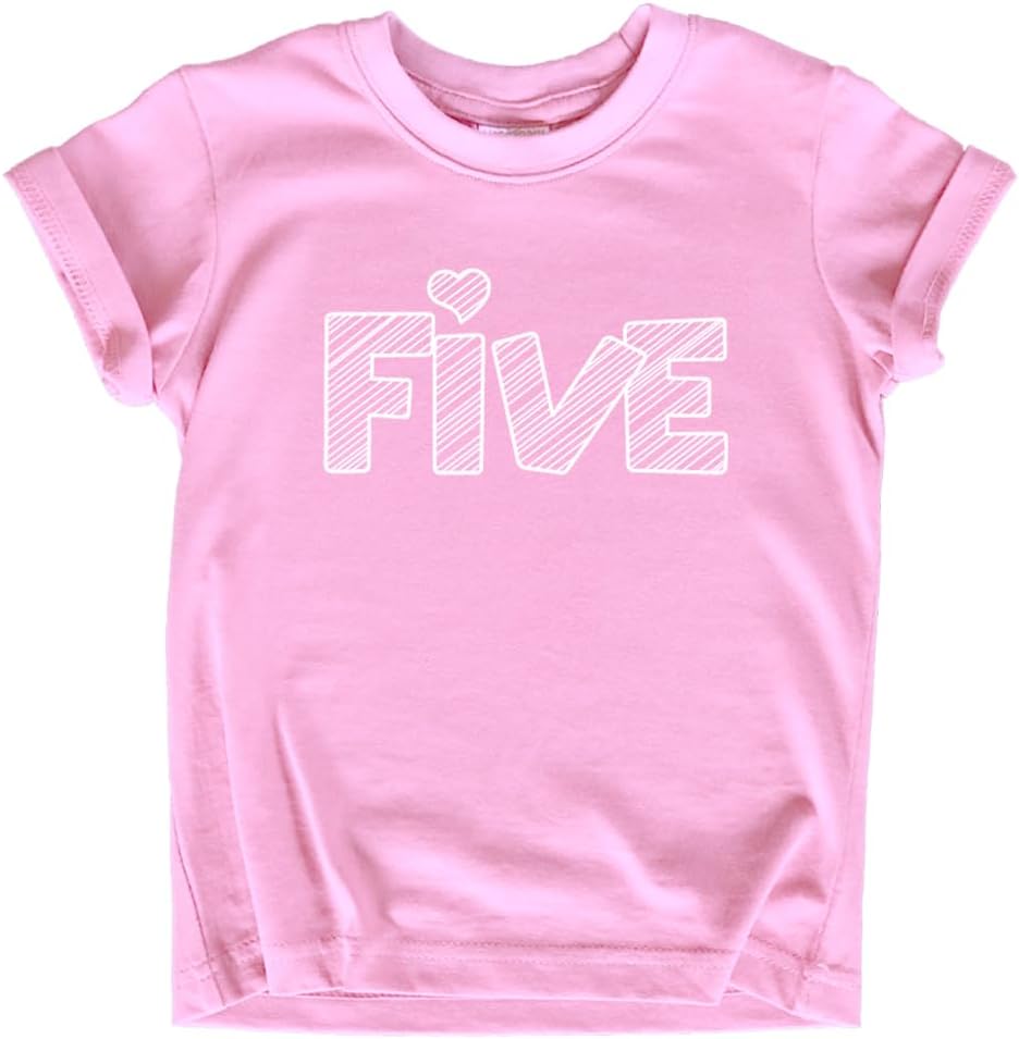 Unordinary Toddler 5th Birthday Shirt Girls 5 Year Old Outfit Girl Five Years Happy Bday Gift Fifth Tshirt
