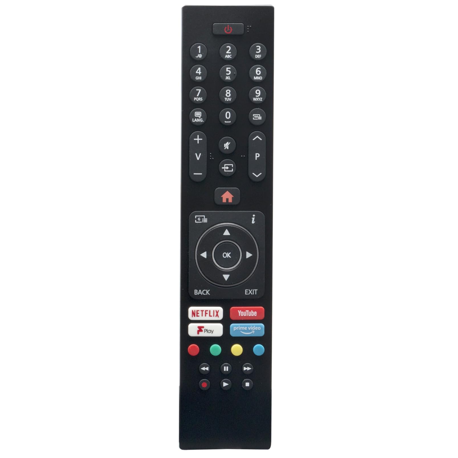 ALLIMITY Ersatz-Fernbedienung Für Techwood TVs – Kompatibel Mit 49AO8FHD, 32A09HD Uvm.