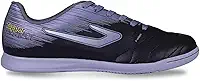 Chuteira Topper Flame Fsal, Preto/Cinza/Azul, 43