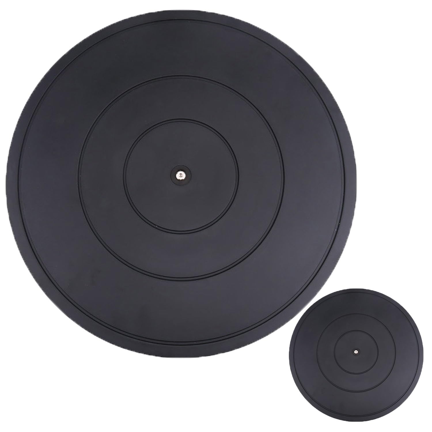 2 Stück Drehscheibe Drehbarer Universal Drehteller Mehrzweck 360 Grad Drehplattform Drehplattefür Büro, Zuhause, Hobby, PC-Monitor, Handwerk, Pflanzen, Küche(40cm)