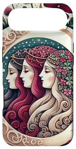 Triple Goddess Artwork Maiden Mother Crone Wiccan Case for iPhone Air