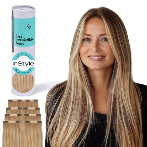 Irresistible Me Human Hair Clip-In Extensions 20" Blonde