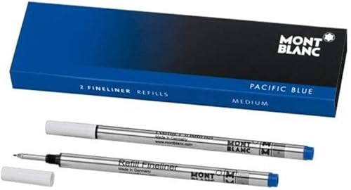 Vista 17 de Montblanc Montblanc - Recambios para bolígrafos Fineliner (M) Mystery Black 110149 – Recambios para bolígrafos de punta fina y rollerball – 2 negro