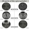 3 inch Spice Grinder for Kitchen(Gray)
