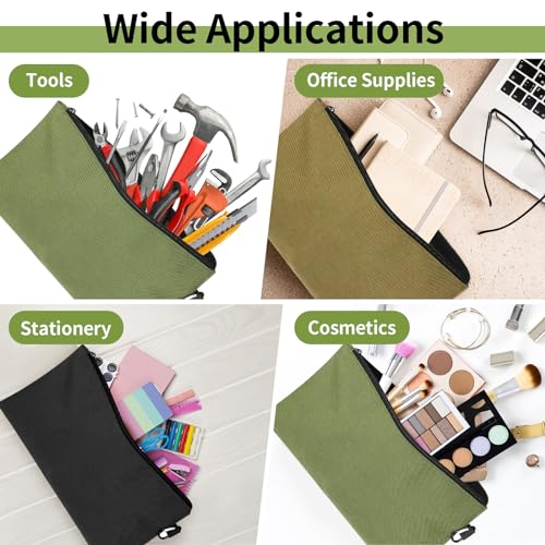 image for COIDEA 3 Pack Tool Bag Zipper Pouch, Premium Tool Pouch, Utility Multi