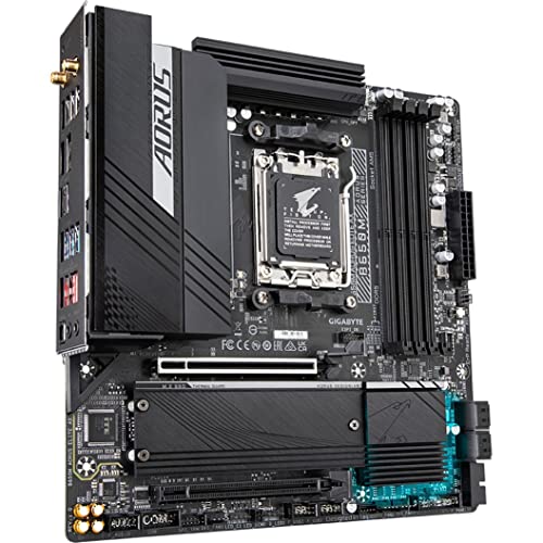 Image of GIGABYTE B650M AORUS Elite AX AMD AM5 mATX Motherboard,Support Ryzen 9000 /8000 /7000 Series,DDR5, 12+2+2 Power Phase,PCIe 5.0 M.2, USB-C 3.2 Gen 2,WIFI6E,2.5GbE,EZ-Latch,Q-Flash,RGB Fusion (Pack of 8)