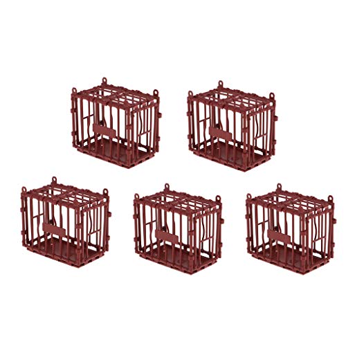 B Blesiya 5 Pcs Jaulas de Trampa Hámster de Aves Complimentos Mascota...