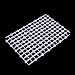 LOXGO Aquarium Divider Tray Plastic Grid Aquarium Egg Crate Light Diffuser Fish for Tank Divider Filter Bottom Isolation Aquarium Heater Light Thermometers Gravel Sand Decorations