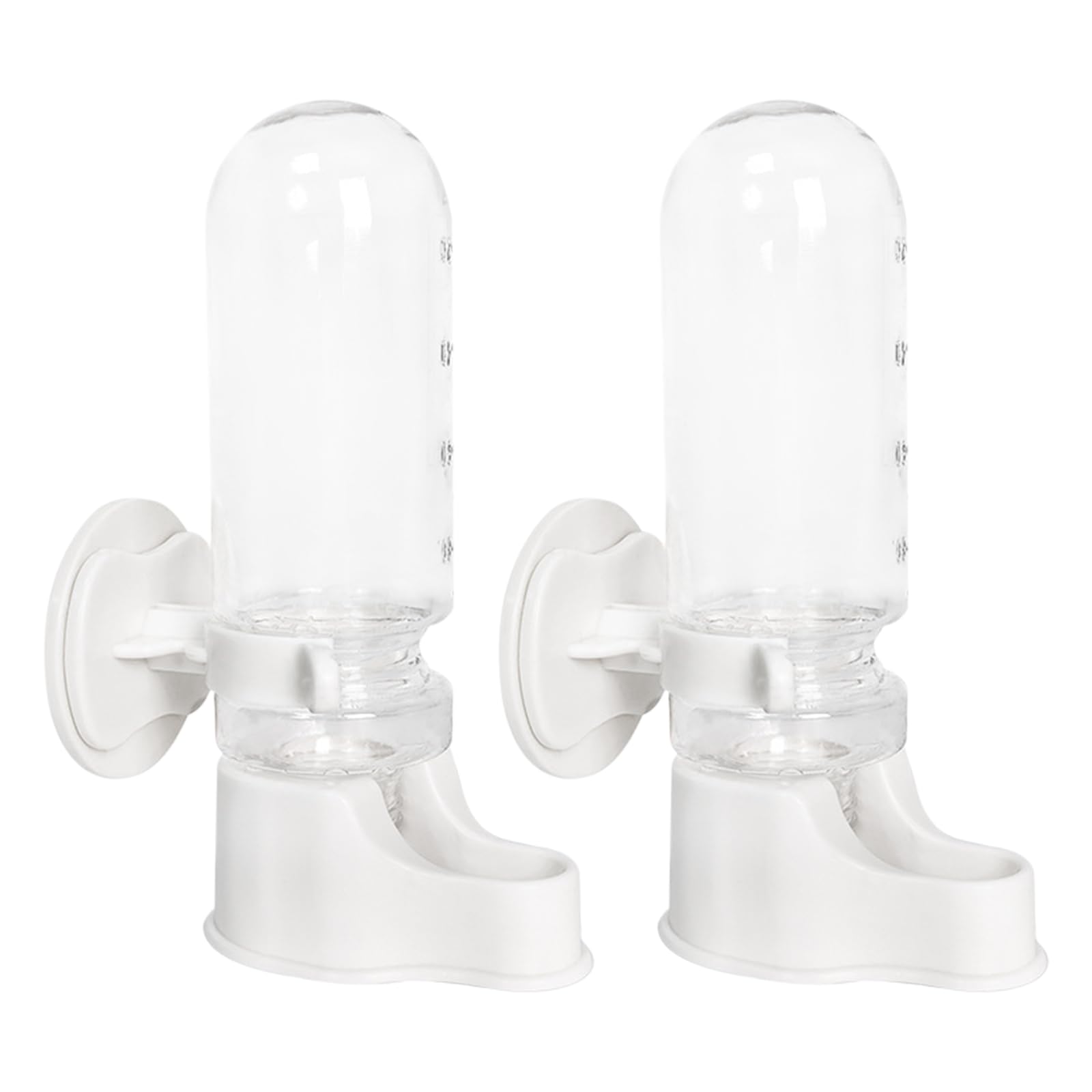 Bird Water Feeder, 2 Pcs 150ML Automatic Parrot Water Food Dispenser Bird Water Bottle Drinker Cage Accessories for Parrot Budgie Cockatiel Parakeet Lovebirds