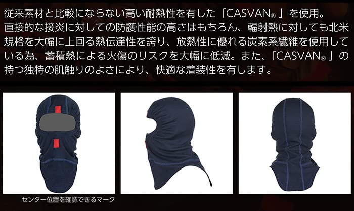 Amazon | カムイプロファイター CASVAN 防火フード AK-F219 | 換気口