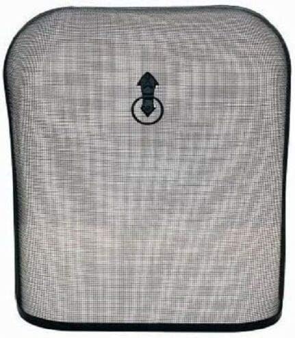 Curved Fire Guard in Black Spark Guard Fireguard Freestanding Fireside Fine Mesh Fire Guard Screen