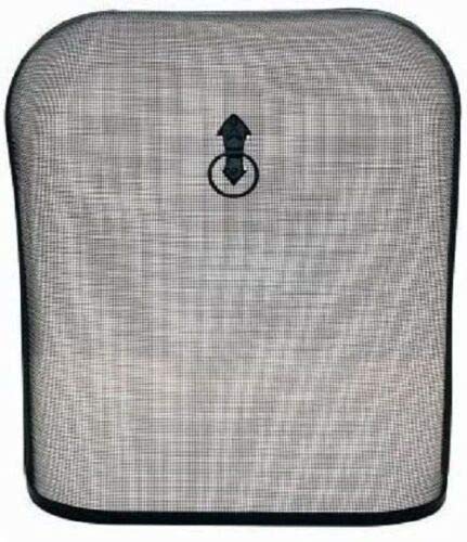 Curved Fire Guard in Black Spark Guard Fireguard Freestanding Fireside Fine Mesh Fire Guard Screen