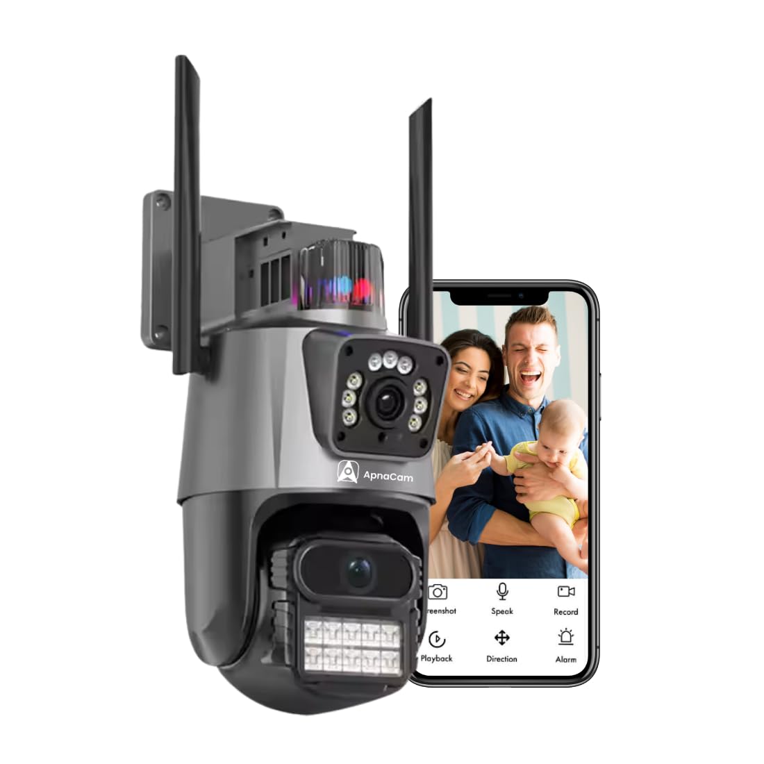 ApnaCam 4+2MP 4G SIM Based Security Camera | Pan Tilt Outdoor CCTV | 128GB Storage | Motion Detection, Night Vision & Two-Way Audio | Waterproof Wireless Camera-picture-25