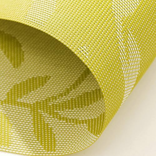 Set de table lot 8 en PVC lavable 30x45 cm napperon rectangle motif feuilles