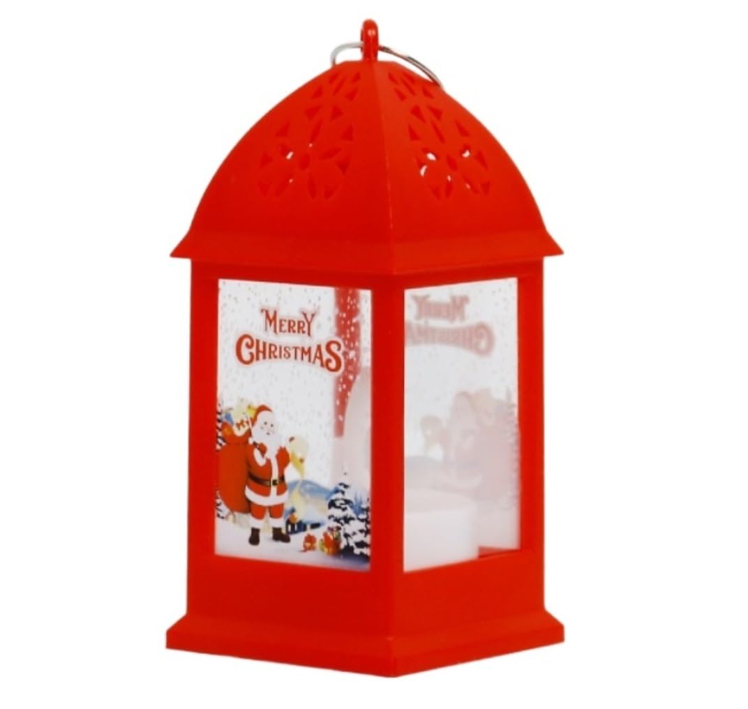 Farolillos de Navidad Antiguo Luces Decorativas LED Luces de Noche lámpara Mesa decoración Escritorio Decorativa Decoración Navideña(B)