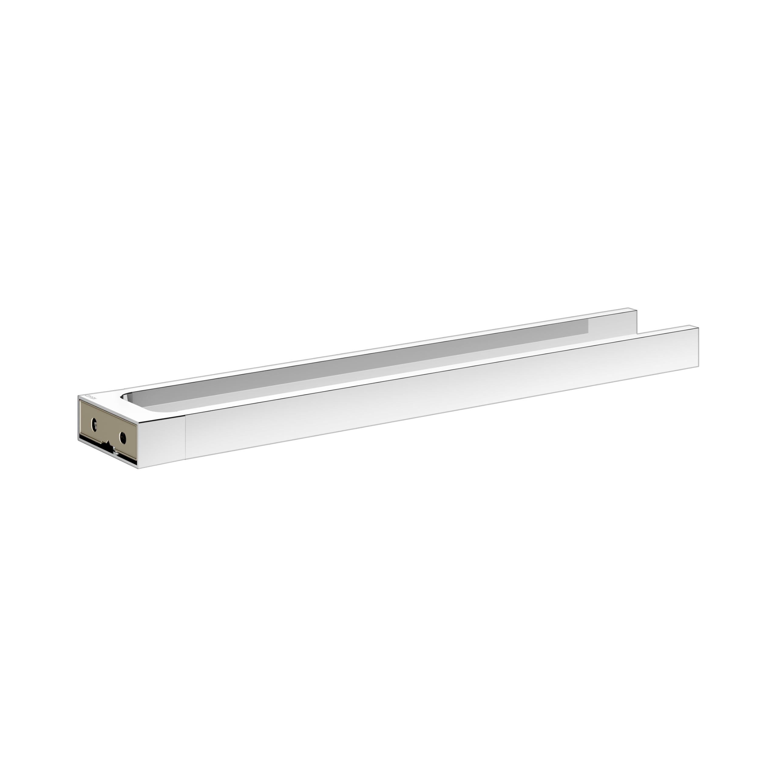 Keuco Edition 11 Portasalviette a due bracci, rigido, 45cm, metallo cromato | Made in Germany, incl. viti e tasselli, asta per asciugamano da forare