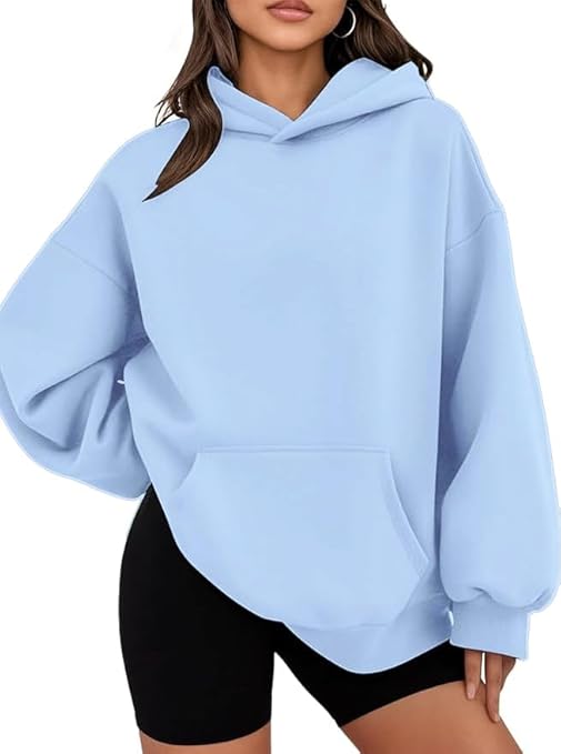 Hoodies for Women Oversized Trendy Sweatshirts Pullover Fleece Long Sleeve Sweaters Winter Outfits Y2k Clothes