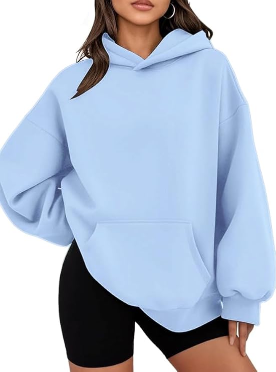 Hoodies for Women Oversized Trendy Sweatshirts Pullover Fleece Long Sleeve Sweaters Winter Outfits Y2k Clothes