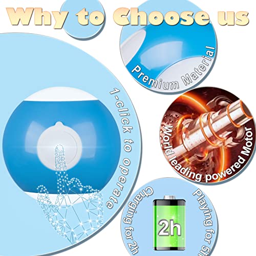 Pet Ball Toys For Dog/Cat, Active Rolling Rechargable Busy Ball, Interactive Light Up Wicked Ball With Rgb Light, Smart Pet Companion Gift To Entertain & Keep Them Healthy (Green) #TOP3