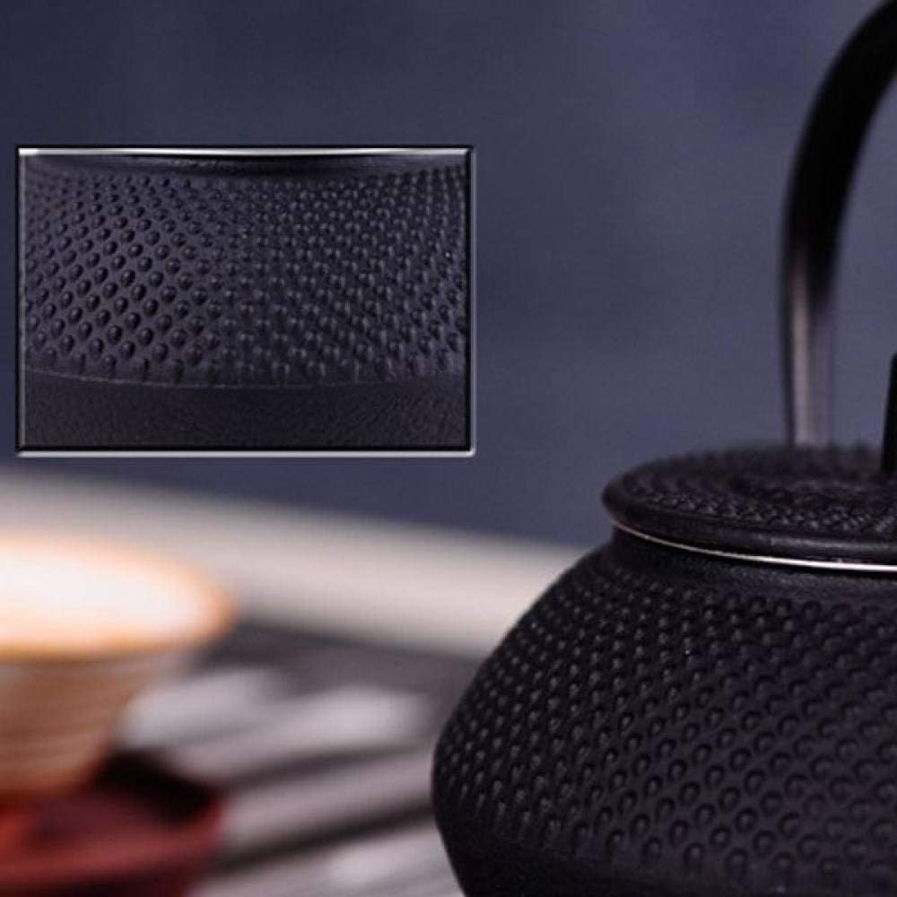 Theiere Fonte Théière Japonaise Théière Bouilloire En Fonte 300ML/0.3L Avec Théière Passoire Pour Thé En Vrac, Construction Durable Théière en Fonte Theiere Japonaise ( Color : Gold , Size : 300ML )