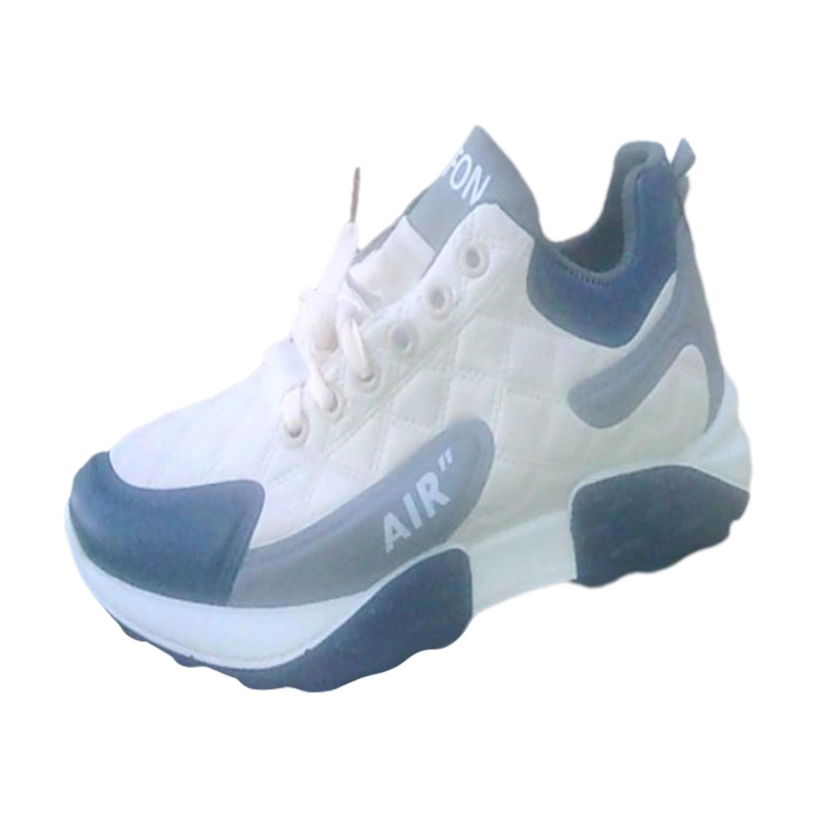 the style sutra Men's Walking Shoes Non Slip Breathable for Hiking Short Trips Outdoor White 42-picture-32