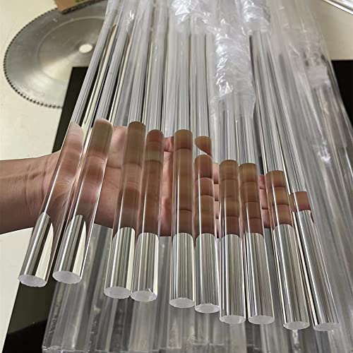 Rampe d'escalier en acrylique transparent de 600cm avec supports dorés - 8