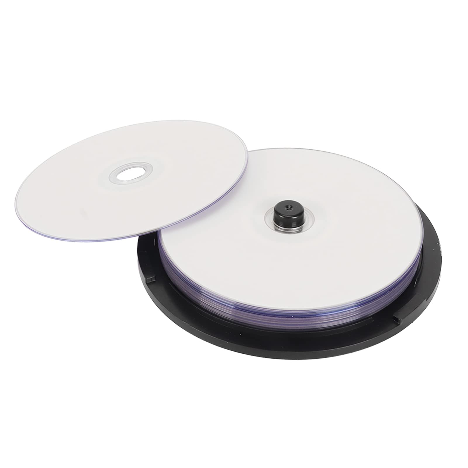 Lazmin112 Disque Vierge DVD R, CD Vierges de Grande capacité de 4,7 Go, Disque Multimédia Enregistrable Multi-Usage PC Robuste Haute Vitesse 16X, pour Images Vidéo Musicales (10PCS)
