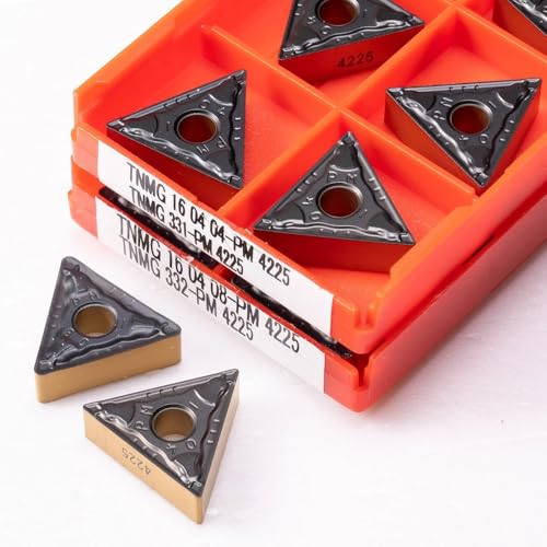 10 piezas Insertos de Carburo TNMG160408 PM 4225 para Torno CNC miniatura 1