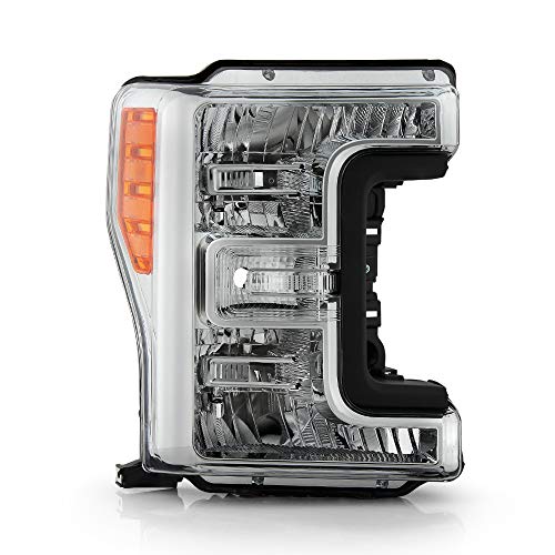 ACANII - For [Halogen Model Only] 2017-2019 Ford F250 F350 SuperDuty Factory Headlight Headlamp Assembly Passenger Side
