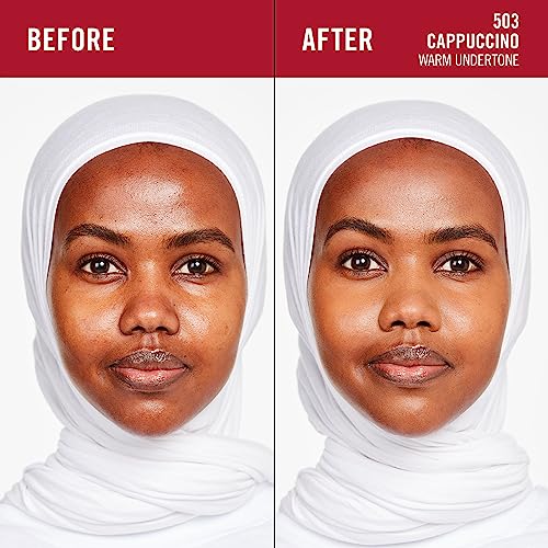 Rimmel Lasting Finish 35Hr Foundation 503 Cappuccino, Full Coverage, Hydrating, SPF20, Hyaluronic Acid, Vitamin E - Image 3