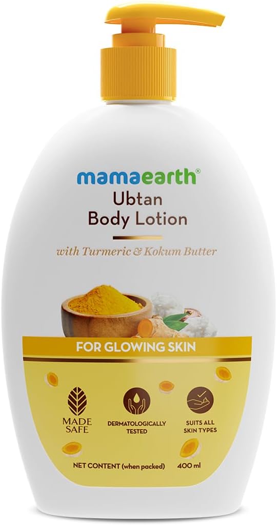 Mamaearth Ubtan Body Lotion with Turmeric & Kokum Butter 400 ml