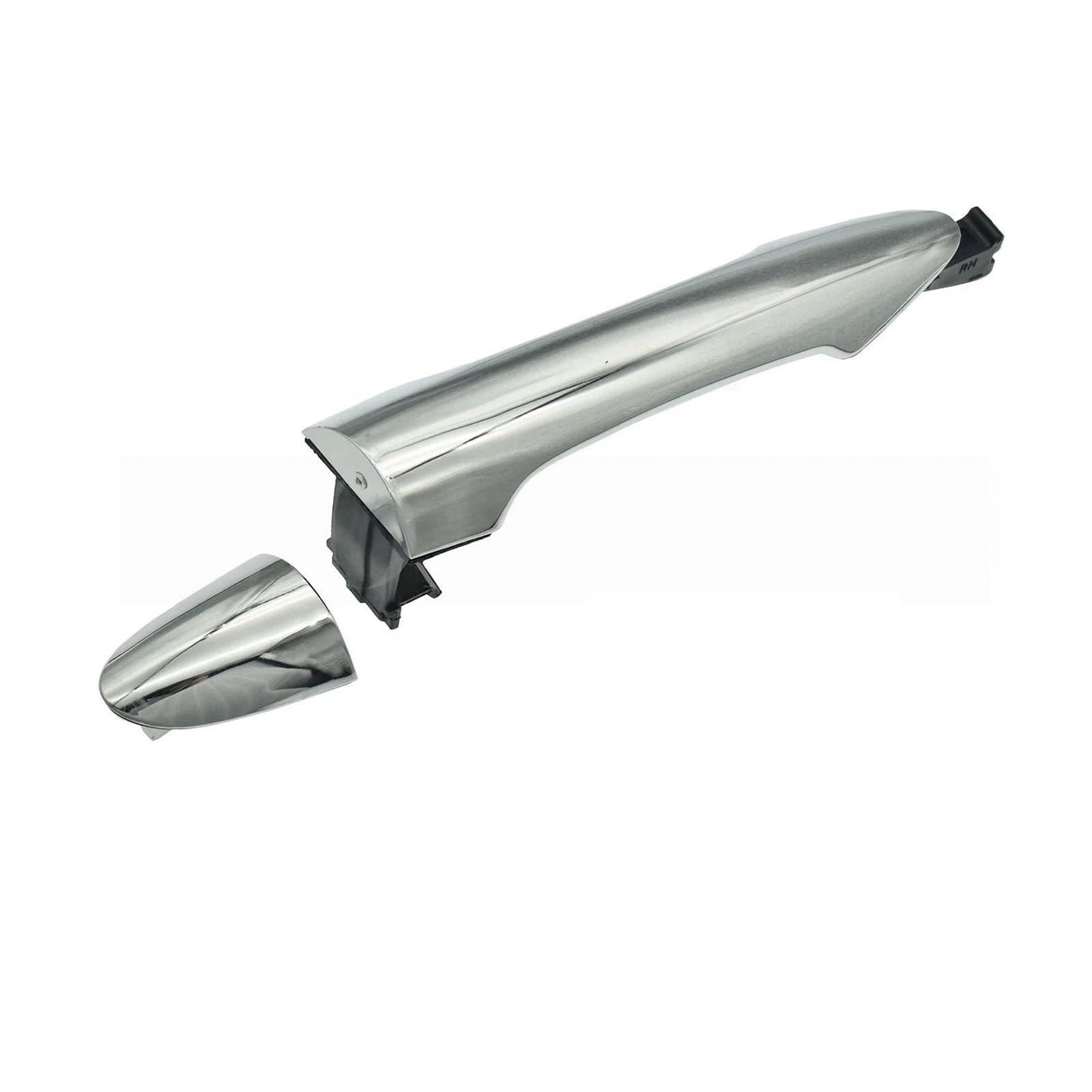 Myzzo Chrome Rear Right Car Door Handle Chrome Black Front Rear Left Right Outside Exterior Outer Door Handle(Chrome Rear Right)