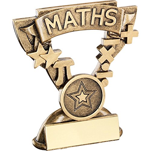 Lapal Dimension BRZ/Or Maths Mini Trophée de la Coupe – (1in Centre) 3,75 en