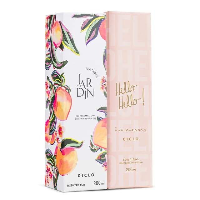 Kit Body Splash Hello Hello + Jardin Nectarina