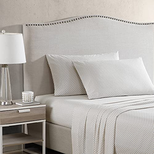 Image of Stone Cottage - Queen Sheets, Cotton Percale Bedding Set, Crisp & Cool Ideal Bedding Set (Millstone, Queen)