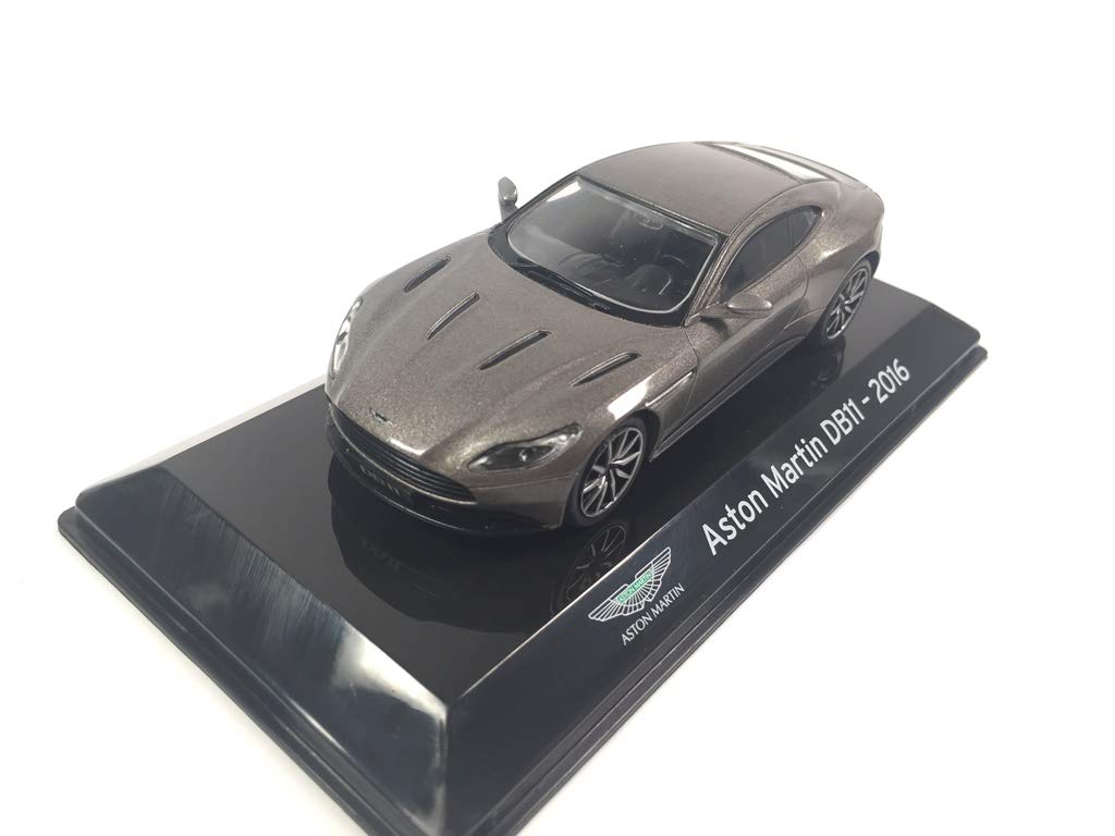 Lotto Di 2 Auto In Scala 1/43 – Aston Martin DB11 + One 77 – IXO Per Edizioni Salvat – Modelli In Metallo Con Base E Plexi