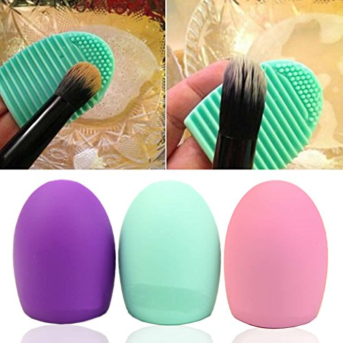 HeroNeo Cleaning MakeUp Washing Brush Silica Glove Scrubber Board Cosmetic Clean Tools
