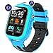 Smartwatch Kinder Telefon Smartwatch KinderUhr mit SOS Anruf 14 Spiele Musik Player Video Kamera Wecker, Smartwatch für Kinder Jungen Mädchen, Geschenke, Blue