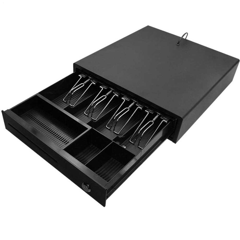 Vassoio portamonete – Inserto per registratore di cassa rimovibile per | negozi | Robusto con scomparti multipli, struttura liscia, portatile e smistamento rapido per supermercati al dettaglio, gest