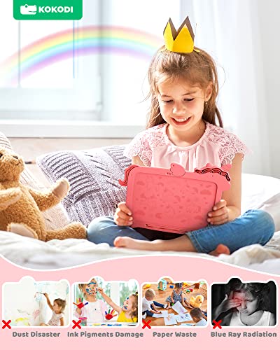 Kokodi Unicorn Toys For Girls 3+4 5 6 7 8 Years Old, Colorful Lcd Writing Tablet For Kids Erasable Doodle Drawing Board, Educational Learning Toys Christmas Birthday Gift Toddler Girl Pink #TOP7