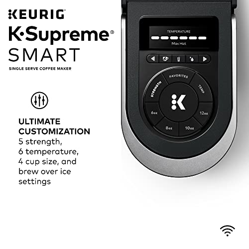 Keurig K-Supreme Smart Coffee Maker, Multistream Technology, Brews 6-12Oz Cup Sizes, Black #TOP3