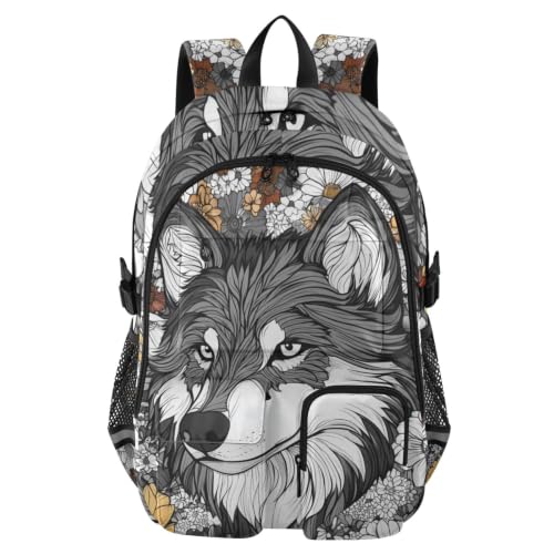 Mochilas de viaje para laptop de 44.5 cm estilo bohemio vintage