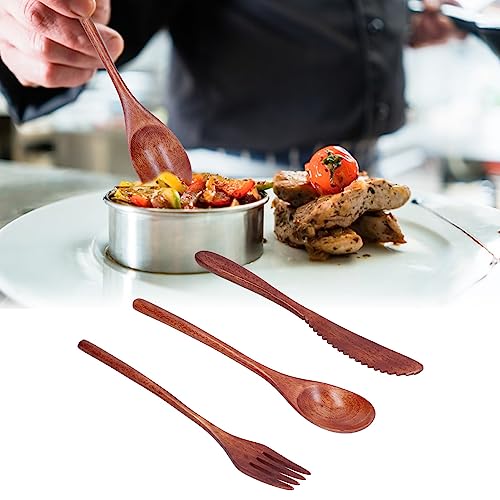 Set Cuchillos Cocina 3 Piezas Madera miniatura 7