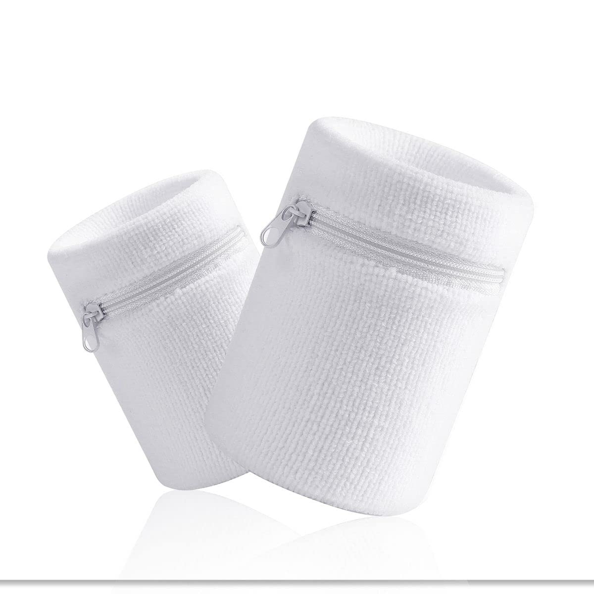 VENI MASEE Bracelet Sport Avec Poche Zippée - Porte-monnaie De Poignet - Pour Running, Gym - 1 Ou 2 Pièces