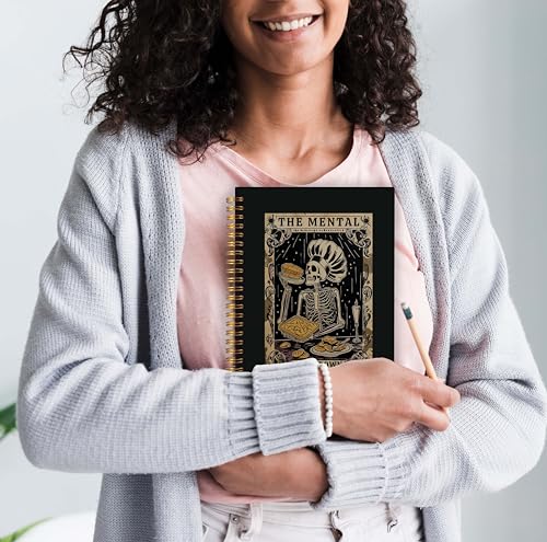 Carnet de notes à spirales pour vos recettes de pâtisserie witchy