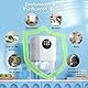 Luftentfeuchter Elektrisch, 1800ML Raumentfeuchter Leise Dehumidifier for Home, Luftentfeuchter Klein mit Funktion Abtauen & Schlafmodus, 8/12/24 Stunden Timer für Badezimmern Küchen Wohnbereichen