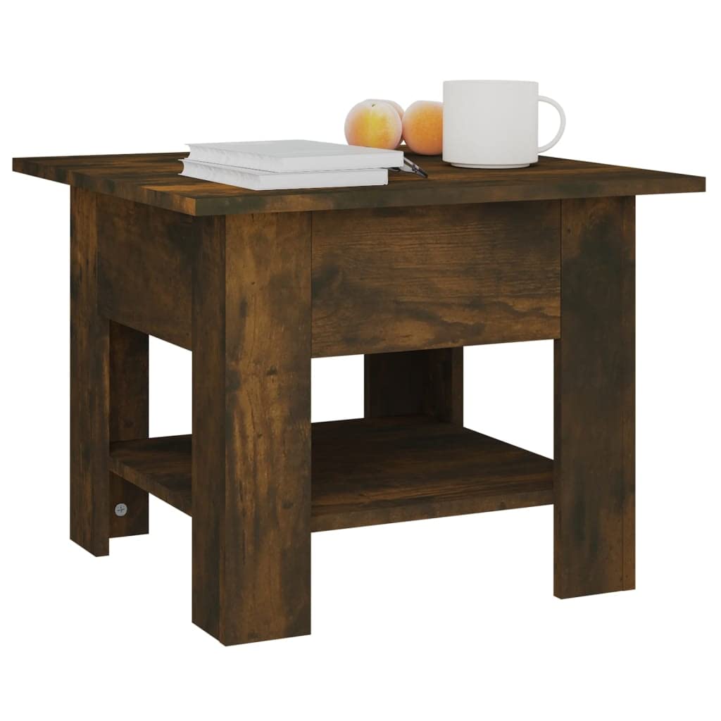 Couchtisch Räuchereiche 55x55x42 cm Spanplatte
