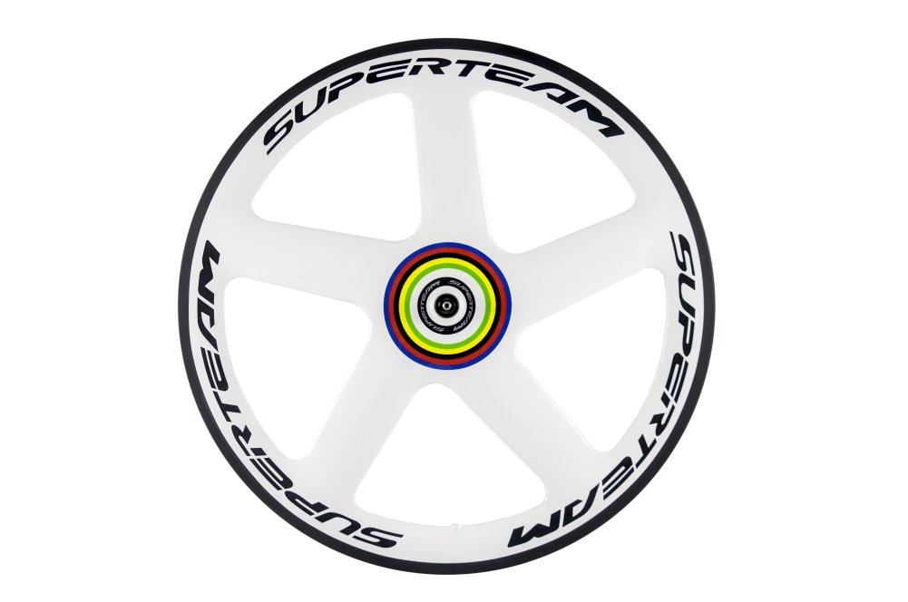 Amazon.co.jp: Superteam 700C フロント 56mm 5スポークホイール リア
