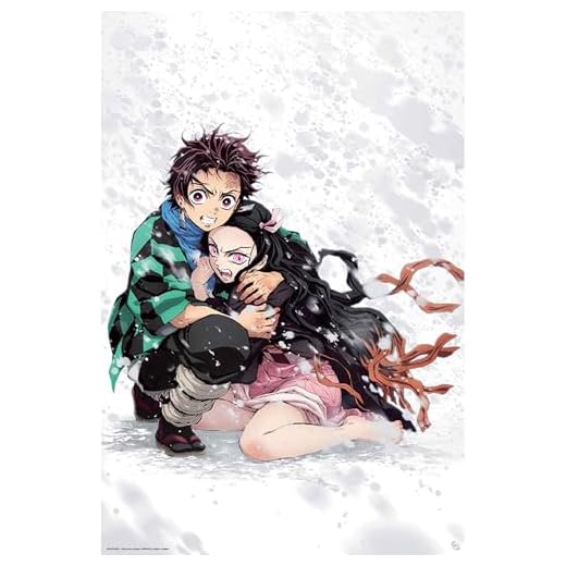 GB Eye ABYDCO800 Maxi Poster Demon Slayer Tanjiro & Nezuko Snow 61 x 91.5cm