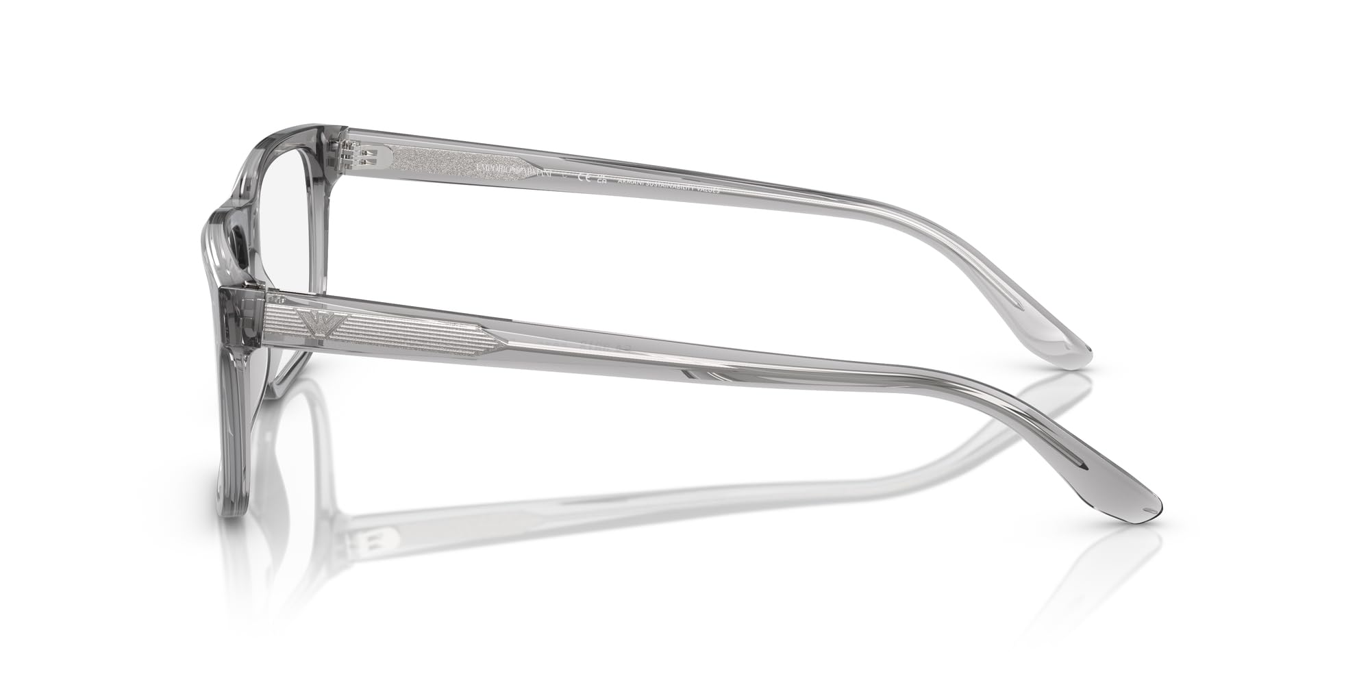 Emporio Armani Męskie prostokątne okulary przeciwsłoneczne Ea3218